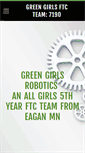 Mobile Screenshot of greengirlsrobotics.com